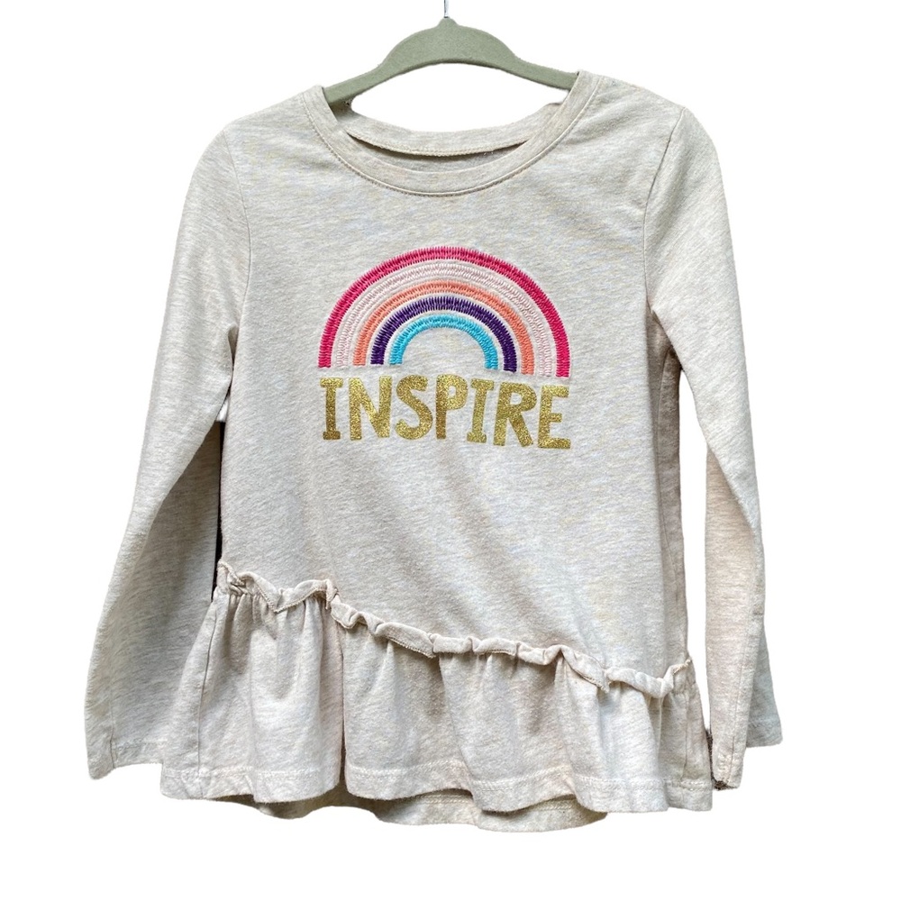 GRANIMALS Long Sleeve Girl's Inspire Ruffle Shirt